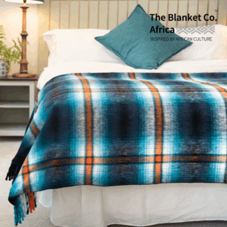 Tjalenyana - Nu Kelly - Travel Rug - Turquoise